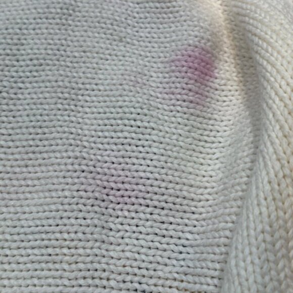 VINTAGE 1980s LQ Knitwear Hand Loomed Vibrant Sweater – Size Large - Picture 6 of 9